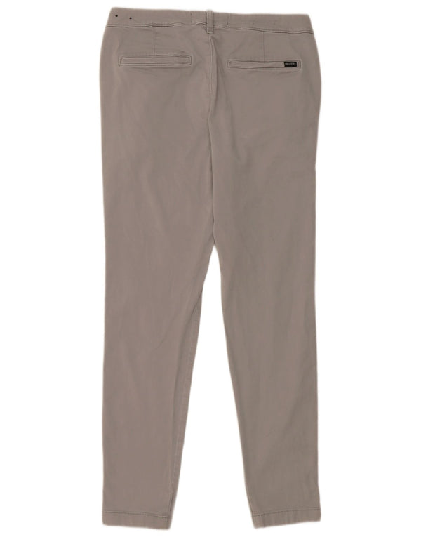 Hollister Mens Skinny Chino Trousers W31 L32 Grey Cotton