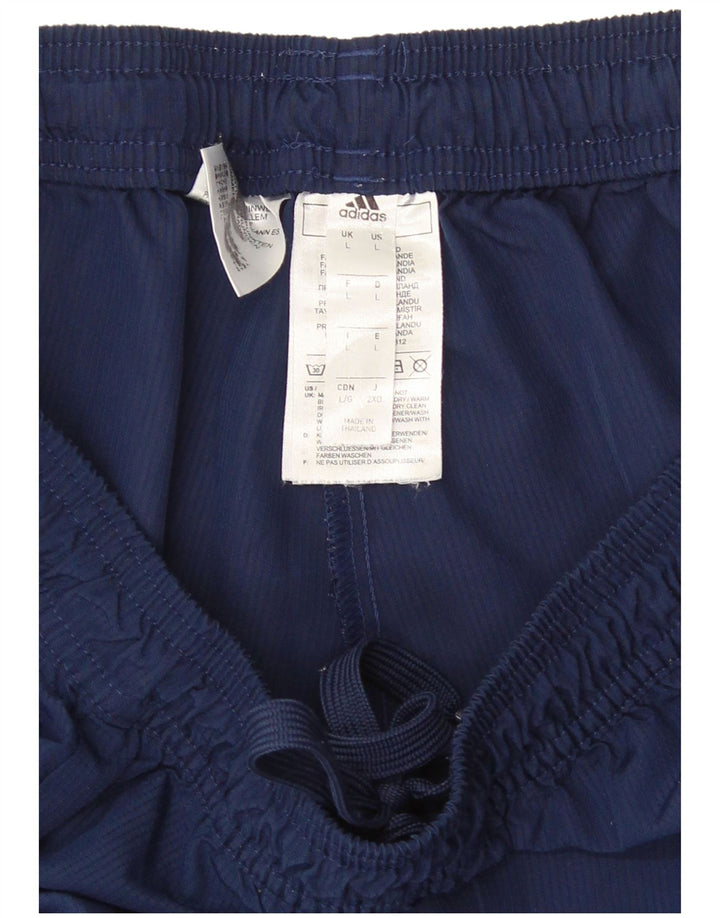 Adidas Mens Aeroready Tracksuit Trousers Joggers Large  Navy Blue Polyester