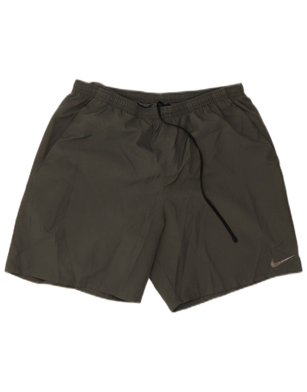 Nike Mens Dri Fit Sport Shorts Large Green Polyester