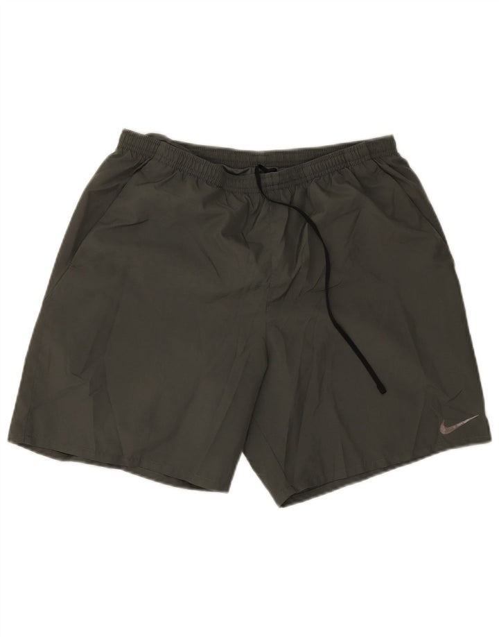 Nike Herre Dri Fit Sportshorts Store Grønne Polyester