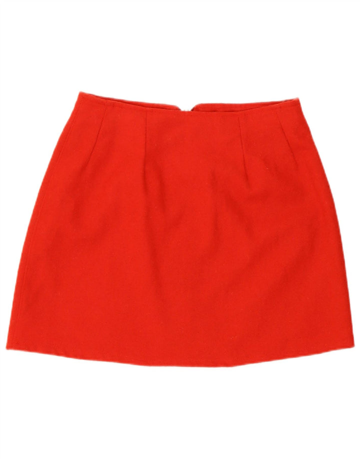 Vintage Womens Mini Skirt Medium W28  Red