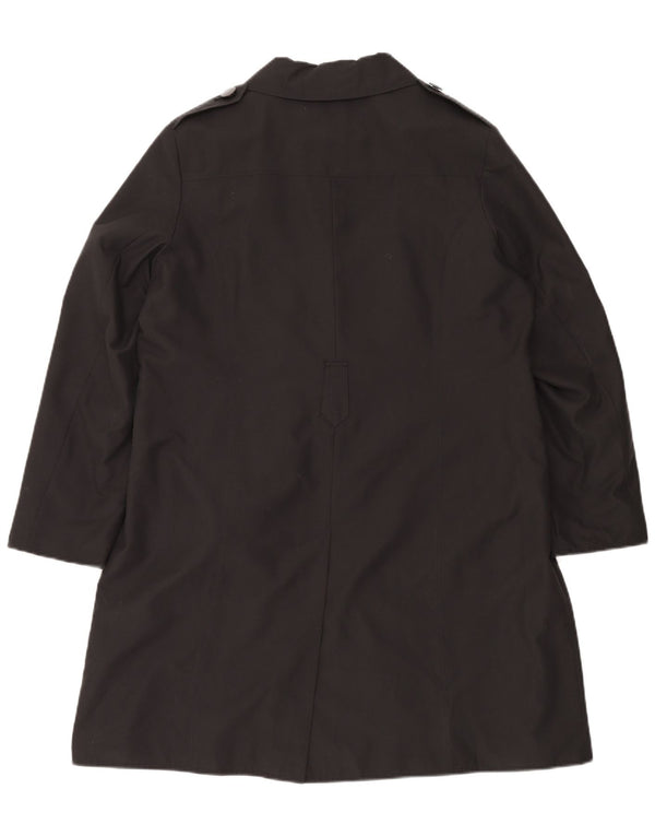 Marks & Spencer Trench Coat til kvinder UK 20 2XL Sort Polyester