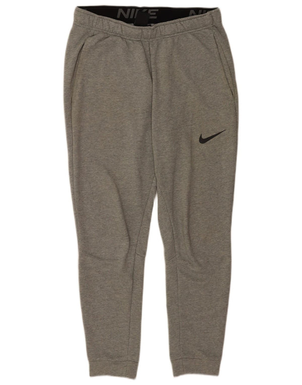 Nike Herre Dri Fit Standard træningsdragt Bukser Joggers Medium Grå Bomuld