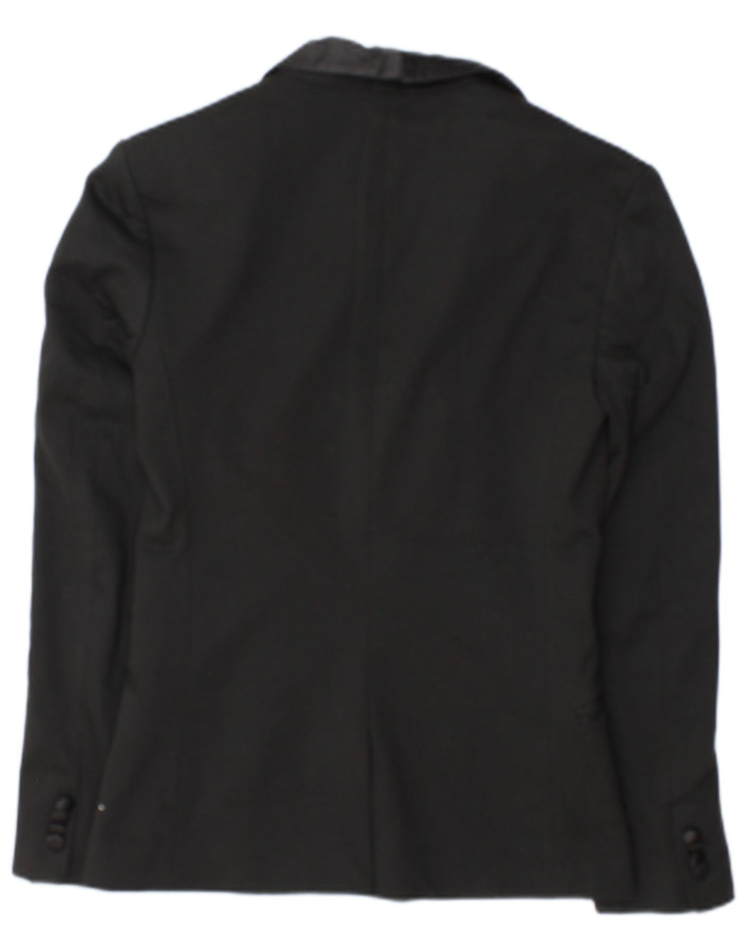 Zara Herre 1-knap blazerjakke UK 36 Lille sort polyester