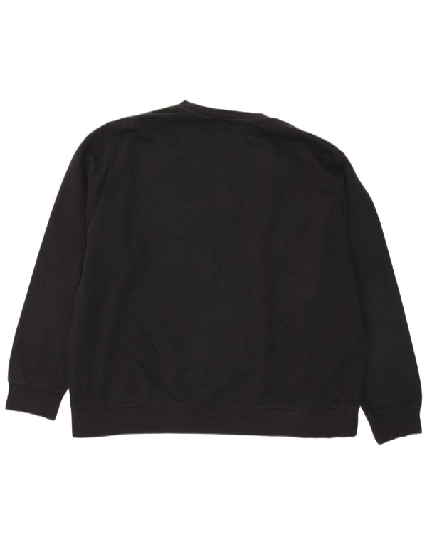 Felpa Nike Uomo Maglione 2XL Cotone Nero