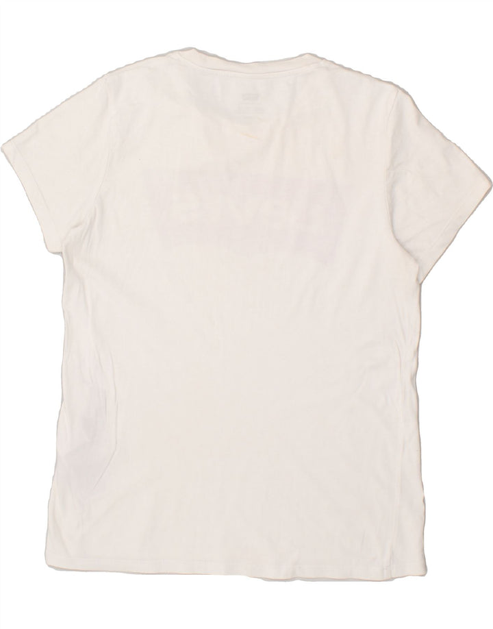 LEVI'S Mens Graphic T-Shirt Top Small White | Vintage Levi's | Thrift | Second-Hand Levi's | Used Clothing | Messina Hembry 