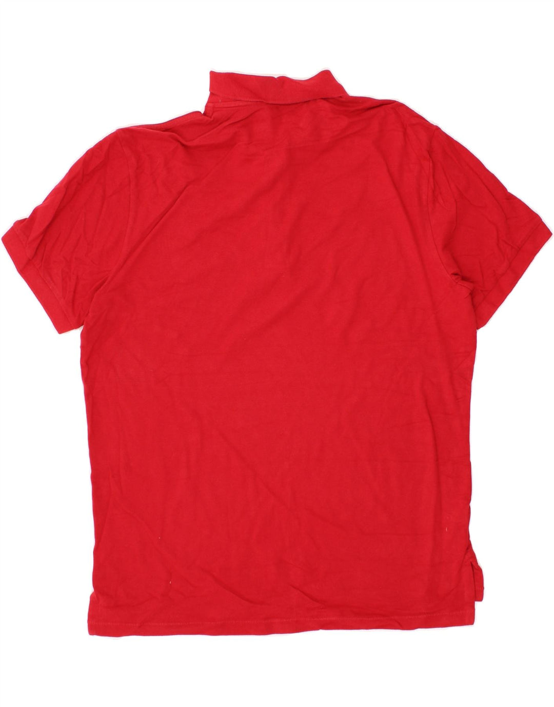 EDDIE BAUER Mens Polo Shirt Large Red Cotton Vintage Eddie Bauer and Second-Hand Eddie Bauer from Messina Hembry 
