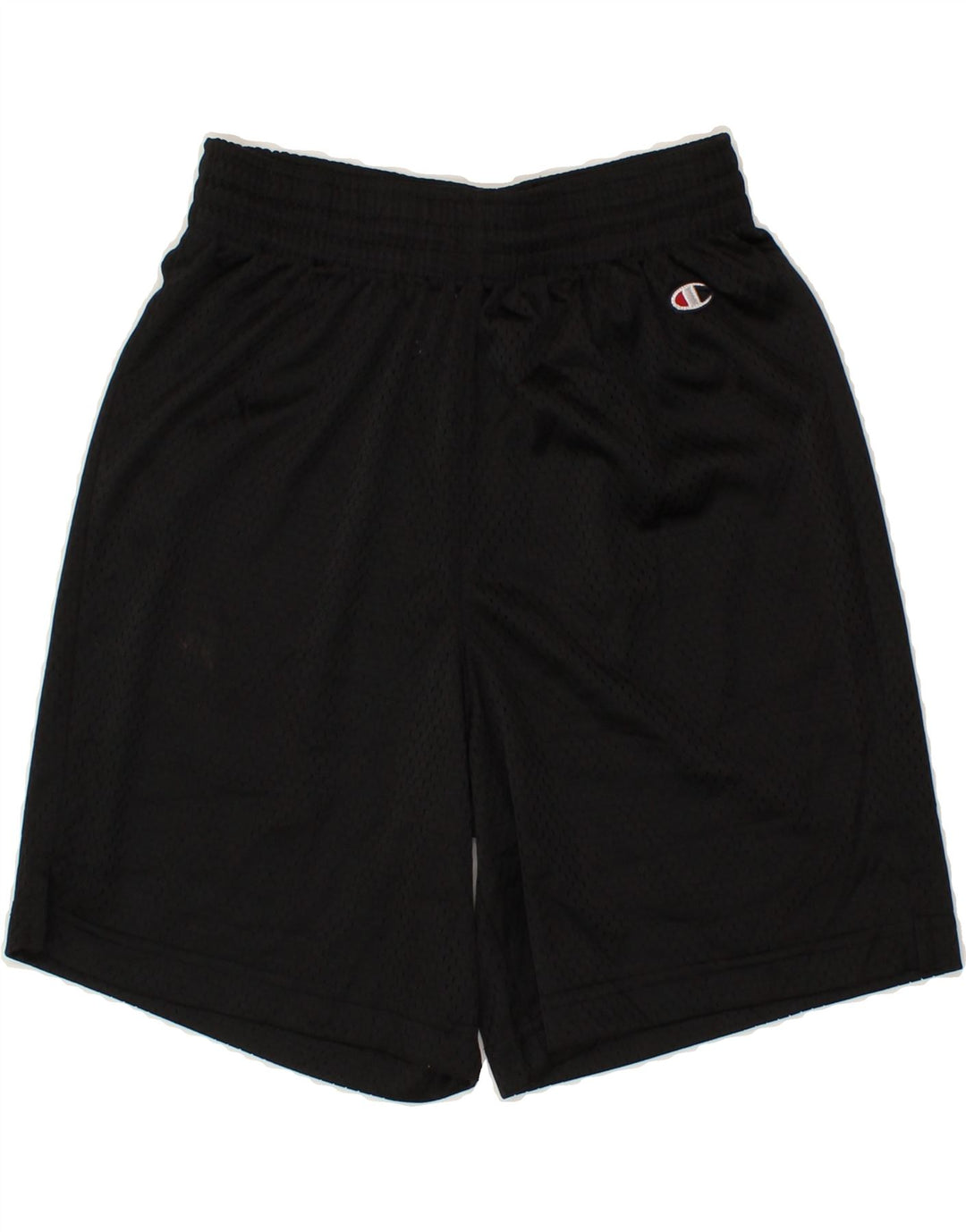 CHAMPION Boys Sport Shorts 13-14 Years  Black Polyester Vintage Champion and Second-Hand Champion from Messina Hembry 