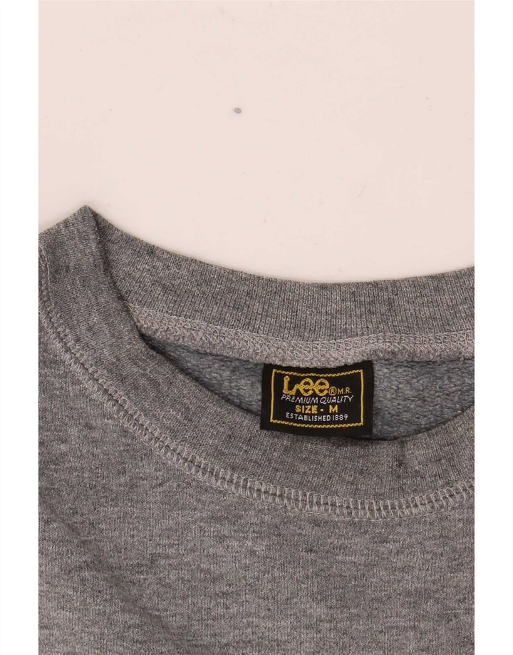 Lee Herre Brooklyn Grafisk Sweatshirt Jumper Medium Grå