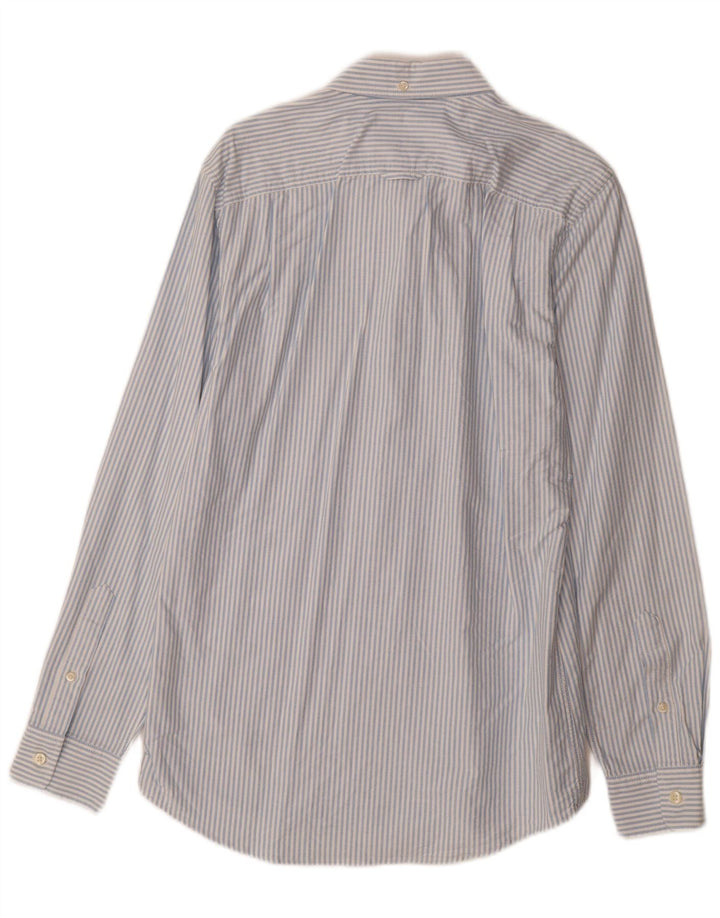 Jack Wills Mens Shirt Small Blue Pinstripe Cotton