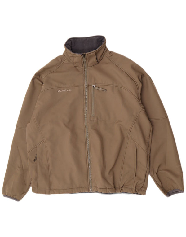 Columbia Herre Bomber Jacket UK 42 XL Khaki Polyester