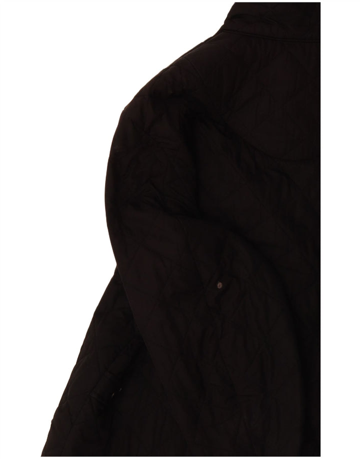 BARBOUR Herren Steppjacke UK 36 Small Schwarz