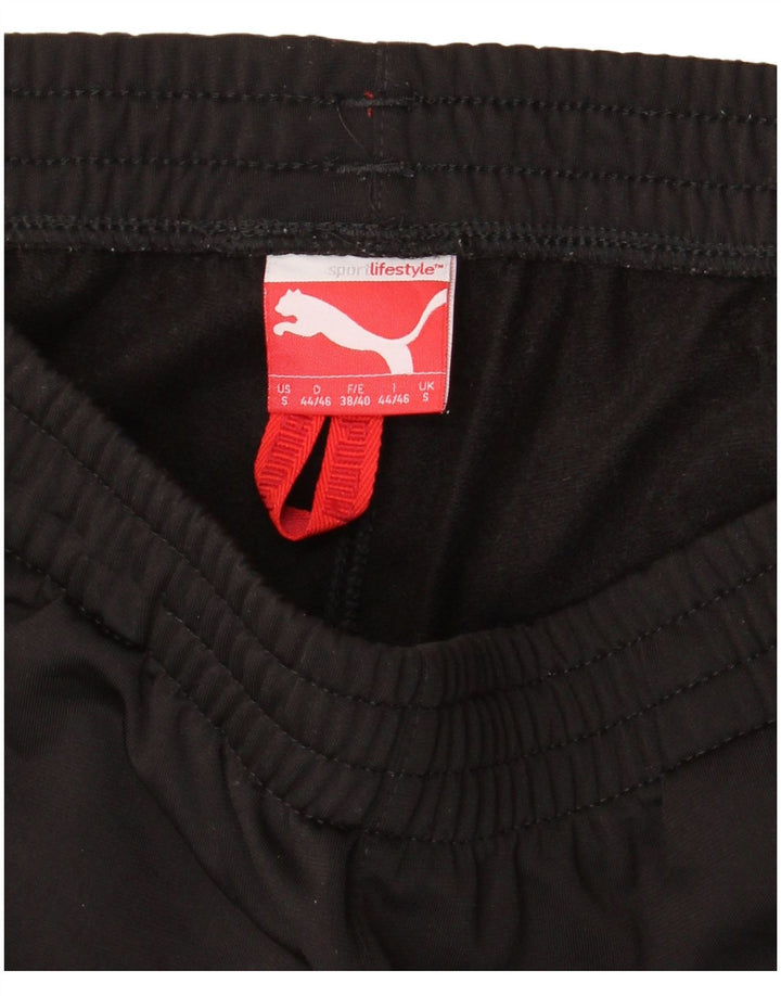 Puma Mens Tracksuit Trousers Small  Black Colourblock