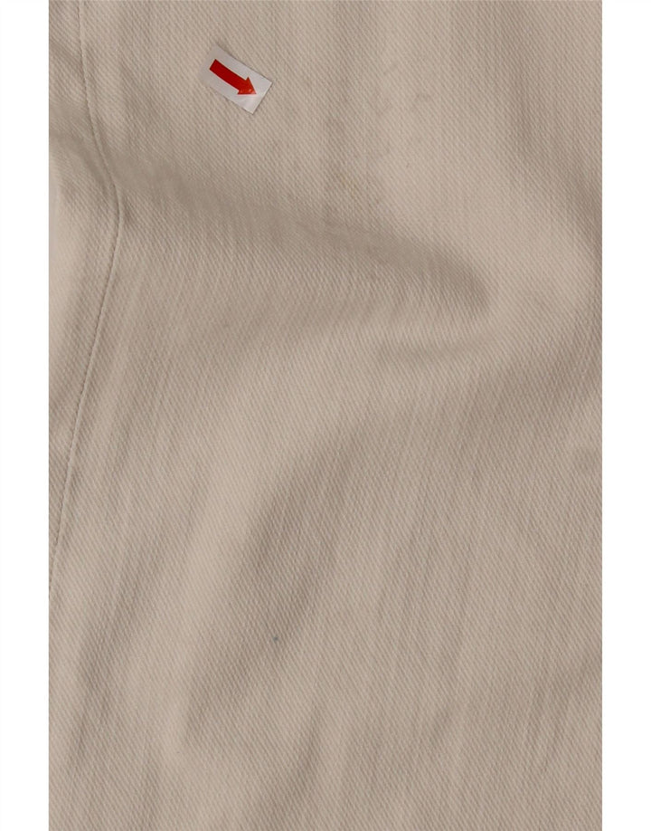 DONDUP Mens Straight Jeans W36 L32 Off White Cotton