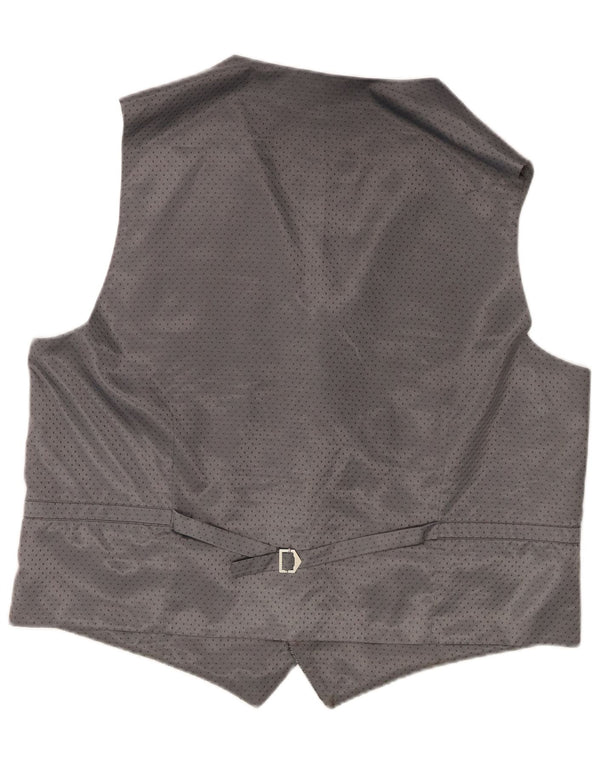 Harris Tweed Gilet Homme 2XL Gris Laine Vierge