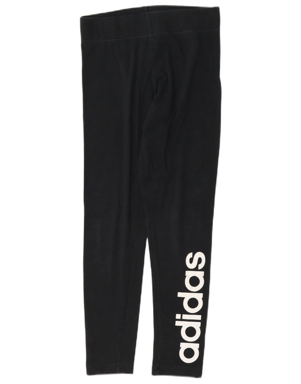 Leggings Adidas da donna con grafica slim fit UK 8/10 piccolo nero
