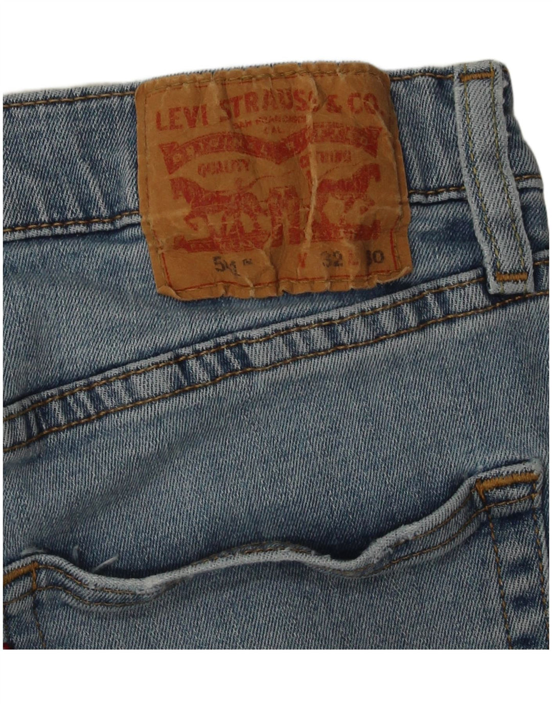 Levi's Mens 511 Slim Jeans W32 L30 Blue Cotton