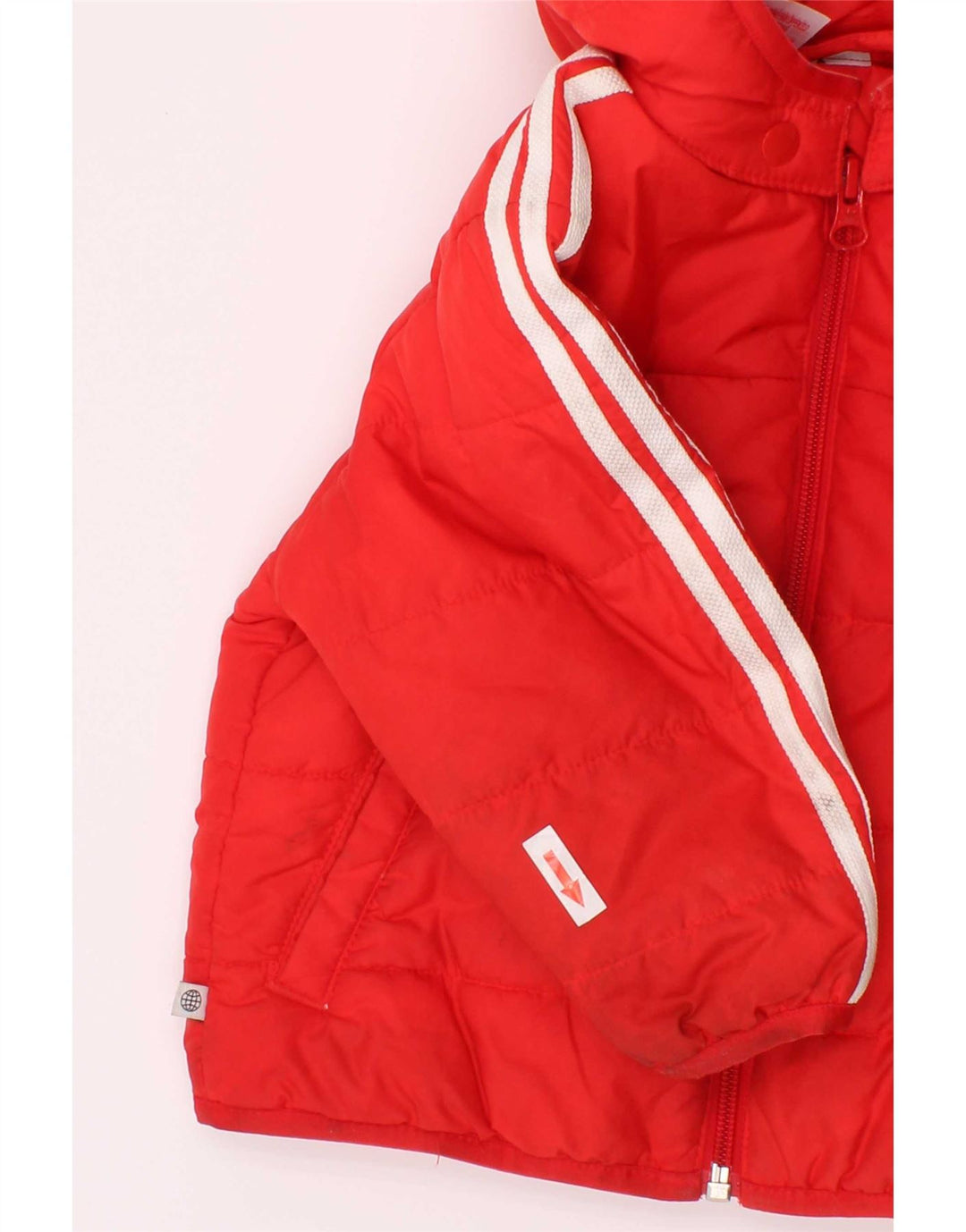 Adidas Baby Boys Polstret hættejakke 9-12 måneder rød polyester