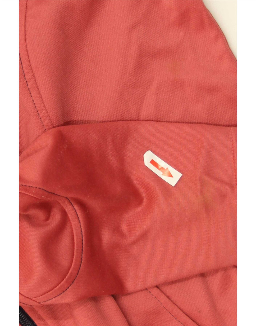 Asics Girls Tracksuit Top Jacket 13-14 Years Pink Polyester