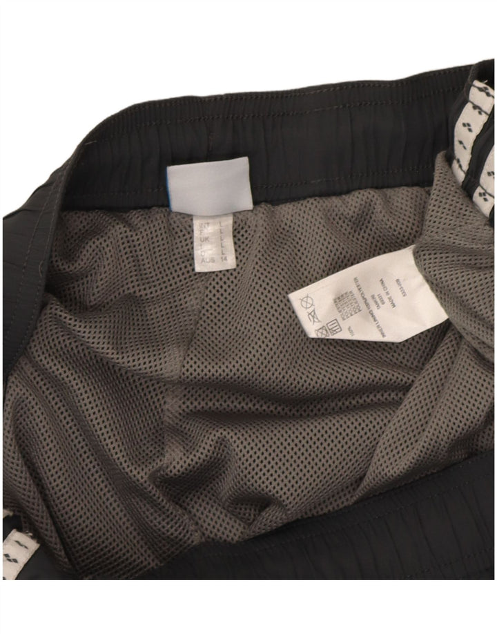 Arena Mens Graphic Tracksuit Trousers Large Grey Polyester