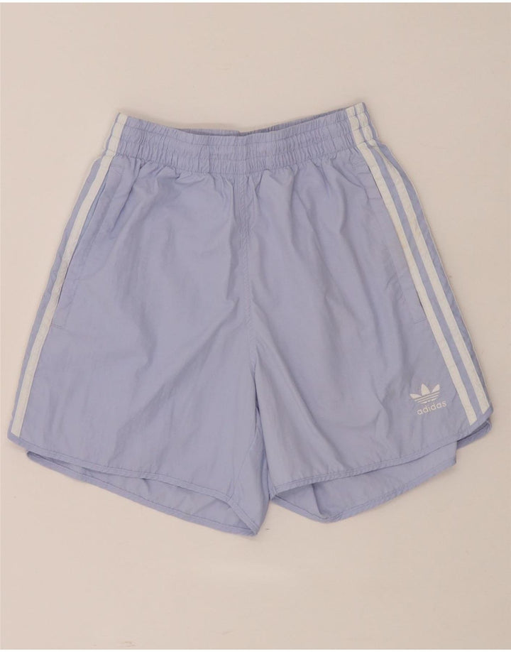 Adidas Womens Sport Shorts UK 8 Small  Purple Polyester