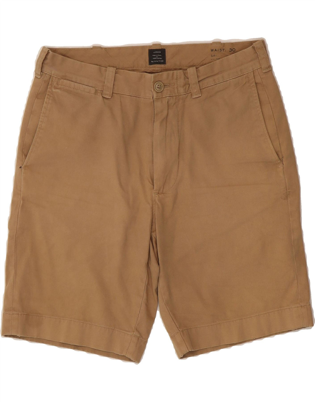 J. CREW Mens Chino Shorts W30 Medium  Beige Cotton Vintage J. Crew and Second-Hand J. Crew from Messina Hembry 