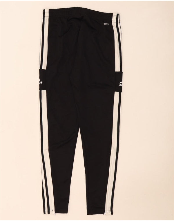 Pantaloni da tuta Adidas Aeroready da uomo in poliestere color block medio nero