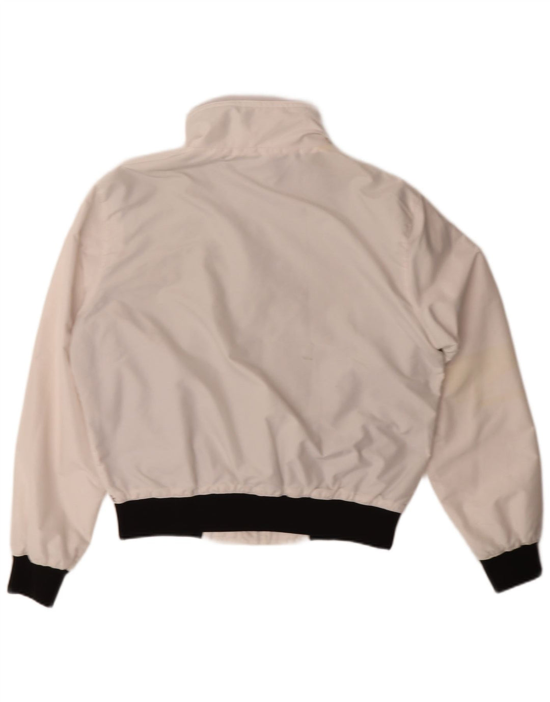 REFRIGIWEAR Womens Bomber Jacket UK 14 Medium White Colourblock Nylon