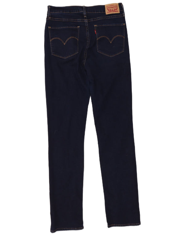Levi's Jean Droit 724 Taille Haute Femme W30 L30 Bleu Coton