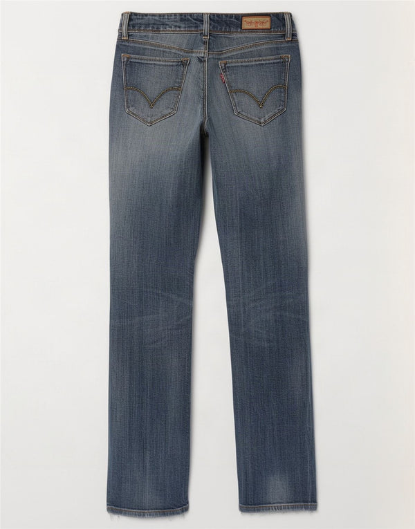 Jeans dritti Levi's 470 da donna W29 L34 cotone blu