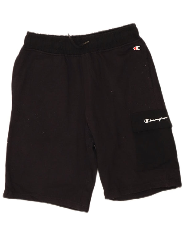 Champion Boys Cargo Sports Shorts 11-12 år Large Black Bomuld