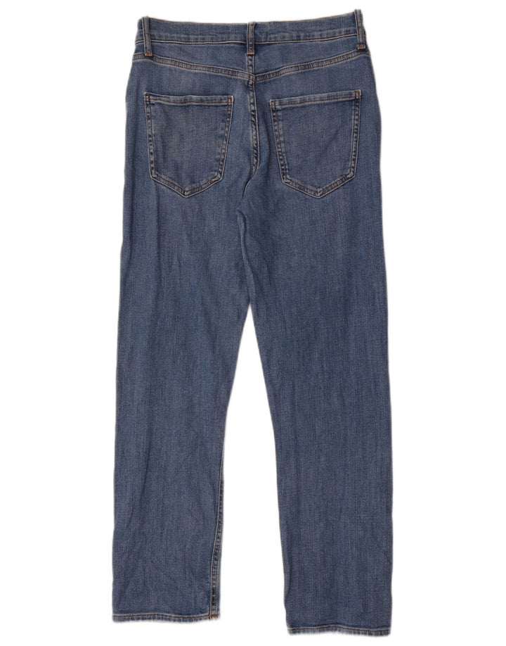 Zara Womens Straight Jeans EU 40 Medium W30 L27 Blue Cotton