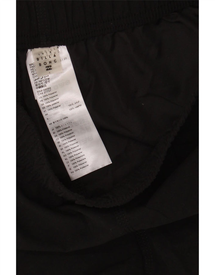 Billabong Womens Sport Shorts US 6 Medium  Black Polyester