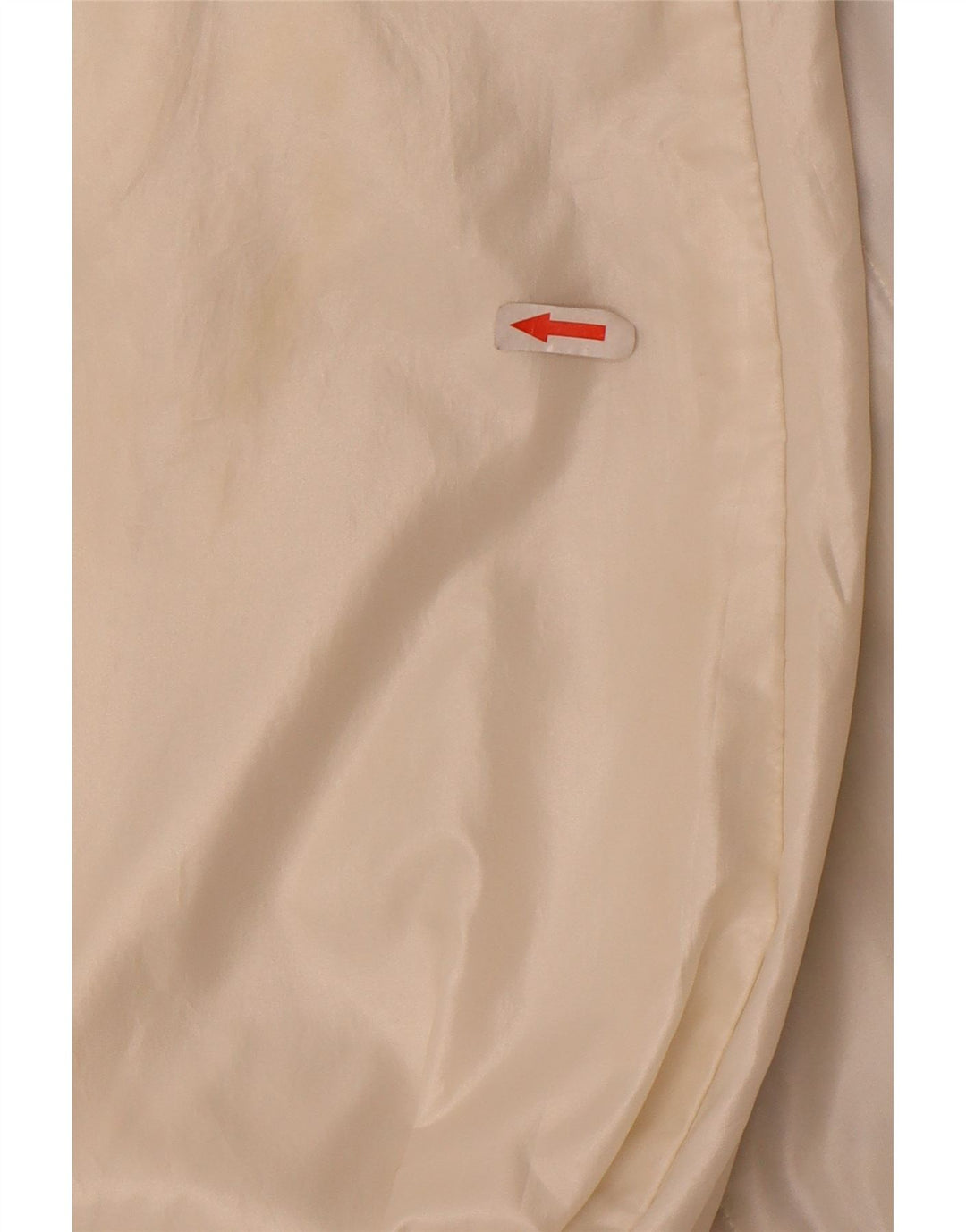 Impermeabile vintage da donna UK 14 medio bianco