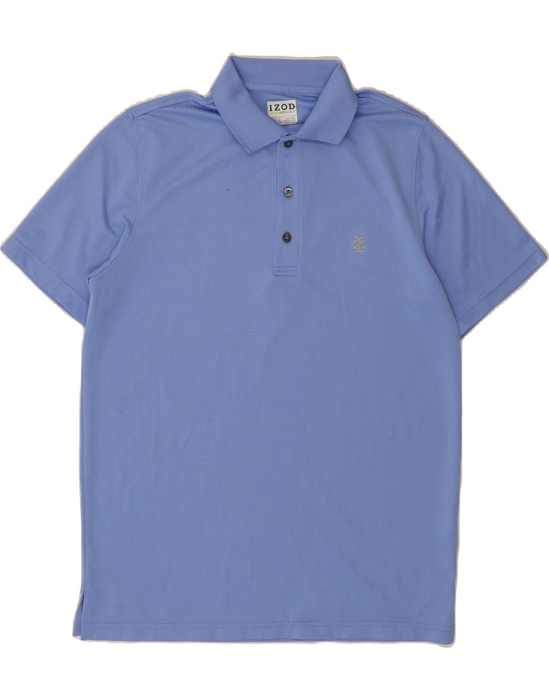 IZOD Mens Polo Shirt Small Blue Polyester Vintage Izod and Second-Hand Izod from Messina Hembry 