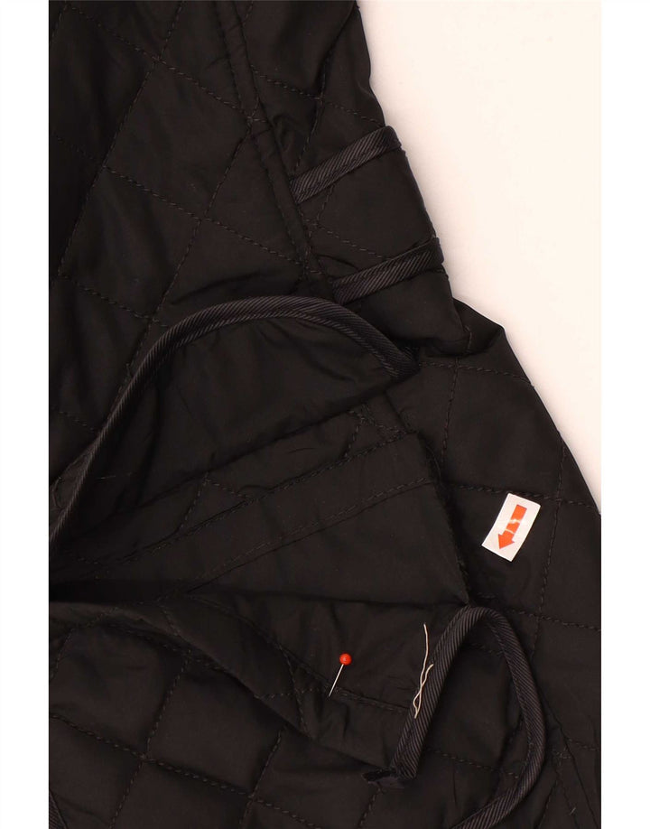 Zara Womens Quilted Jacket UK 14 Large Brown