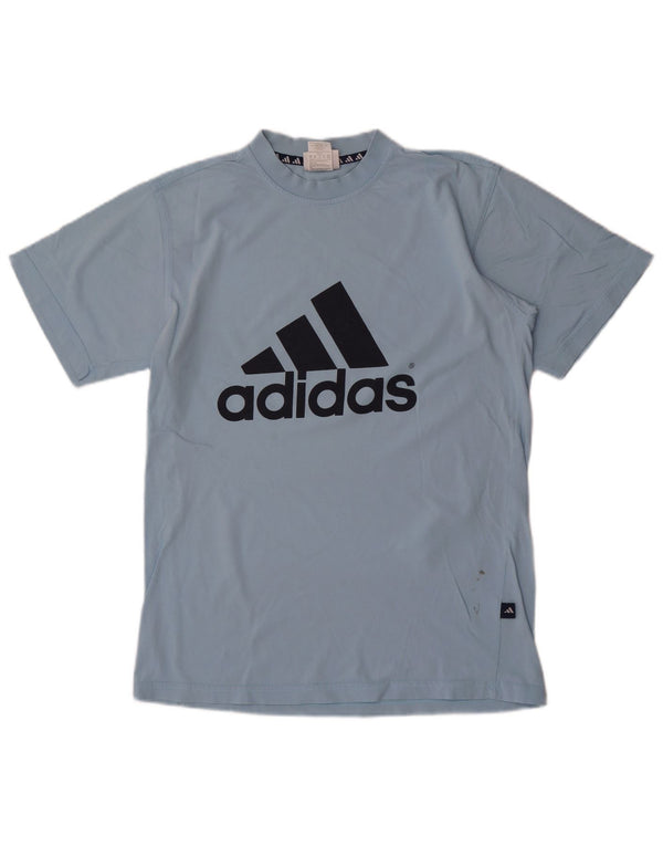 T-shirt grafica Adidas da bambino 15-16 anni in cotone blu