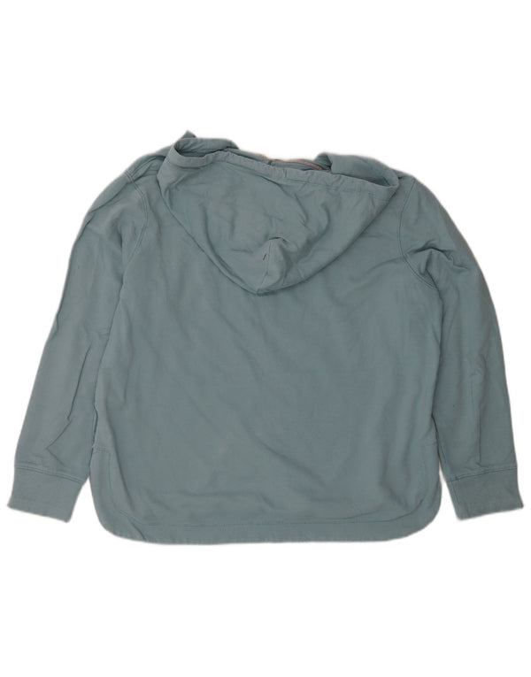 Pull à capuche surdimensionné White Stuff pour femme UK 10 Small Bleu Coton