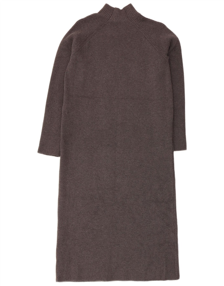 Abito maglione Zara da donna UK 10 piccolo grigio