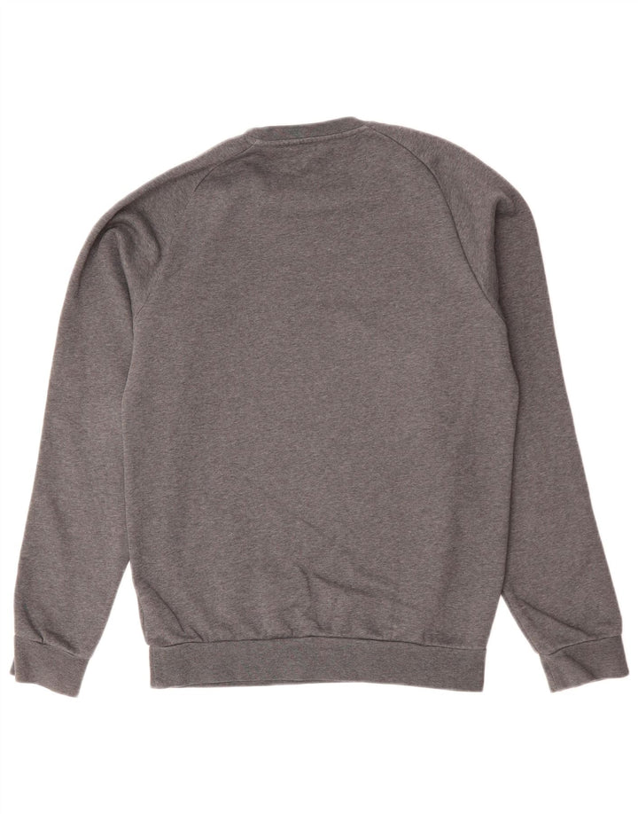 Adidas Mens Sweatshirt Jumper Small Grey Cotton