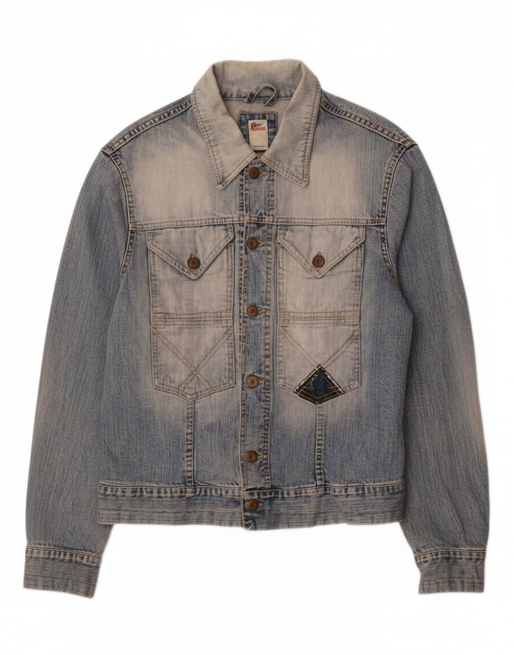 ROY ROGERS Mens Denim Jacket UK 38 Medium Blue Cotton