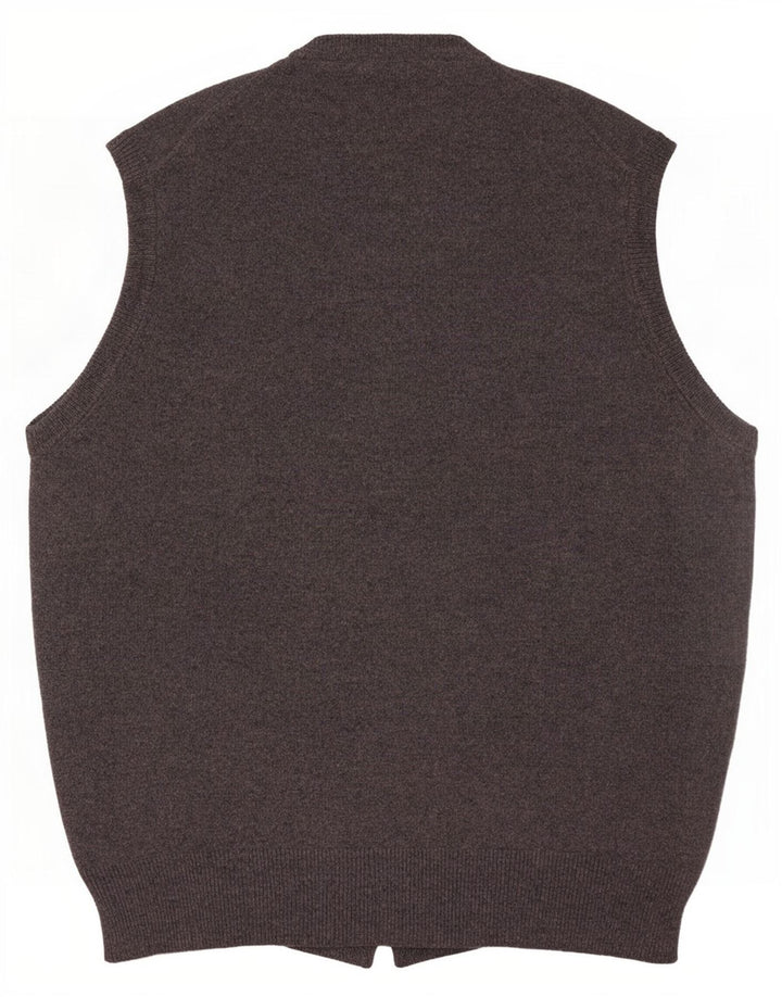 Canottiera da uomo Munrospun EU 52 Large Grey Wool