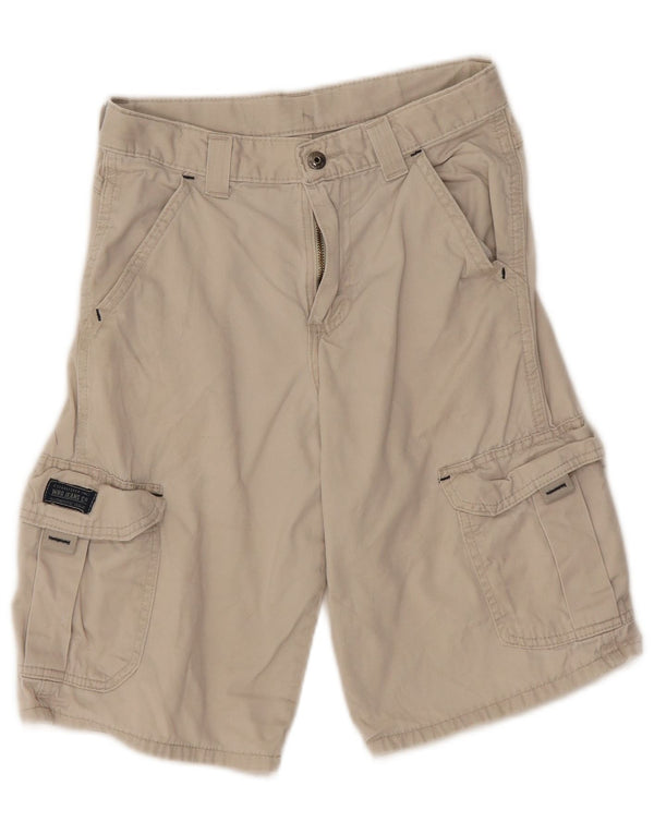 Wrangler Boys Cargo Shorts 11-12 år W24 Beige Bomuld