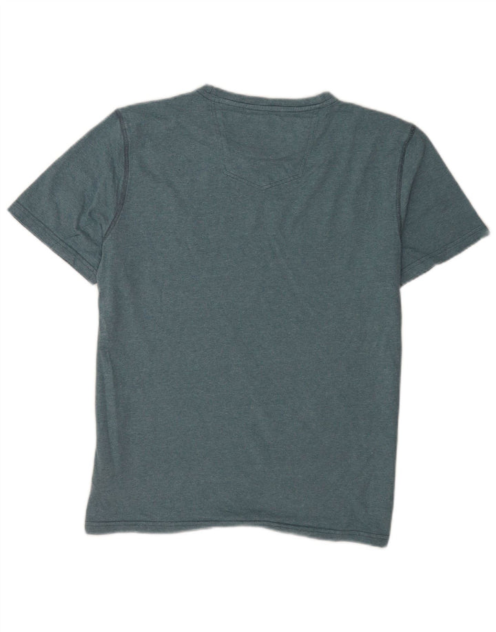 Fat Face Mens T-Shirt Top Large Green Cotton