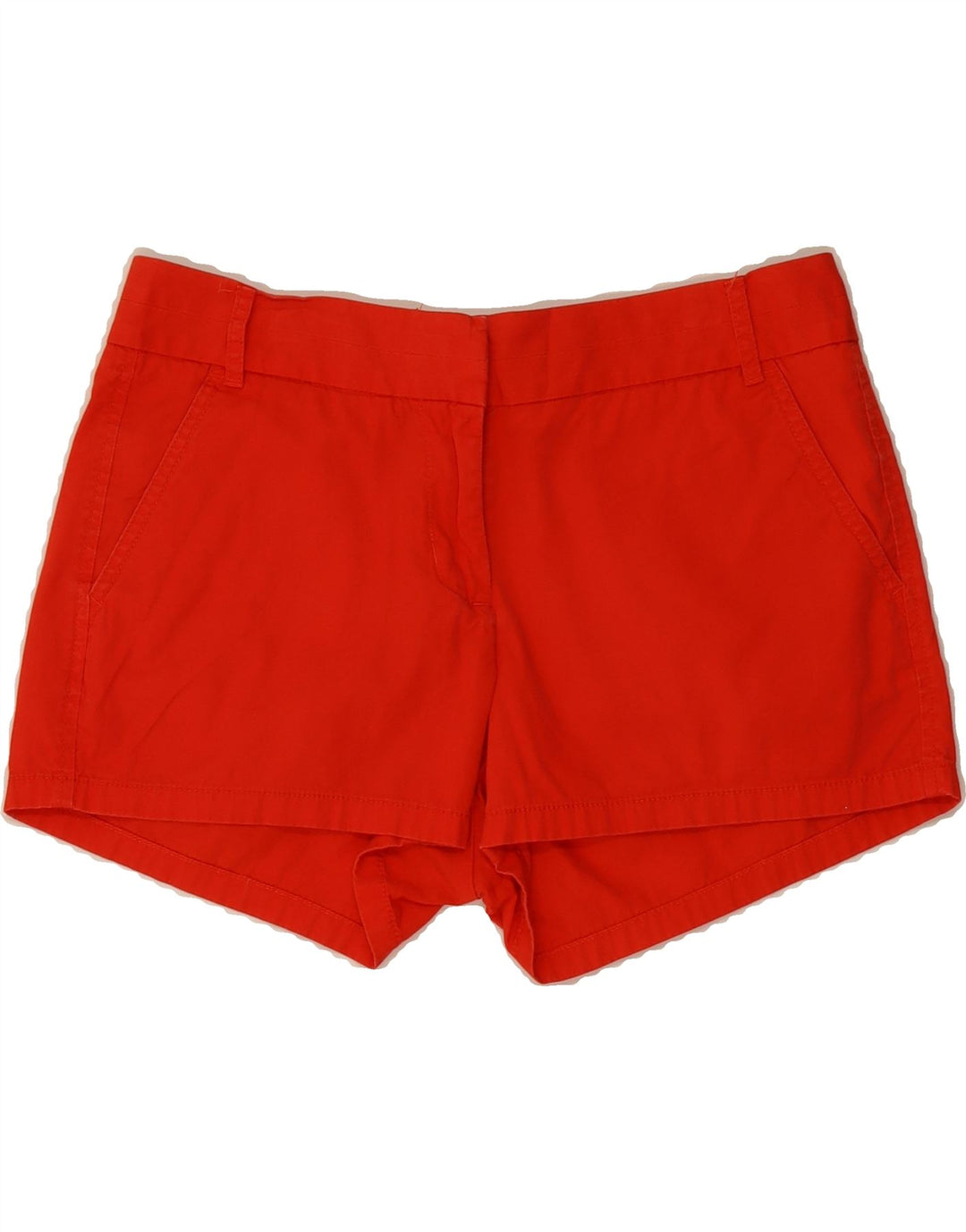 J. CREW Womens Broken In Chino Shorts US 6 Medium W30  Red Cotton Vintage J. Crew and Second-Hand J. Crew from Messina Hembry 