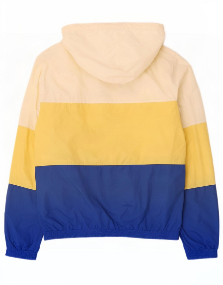 Wesc Mens Hooded Bomber Jacket UK 38 Medium Multicoloured Colourblock