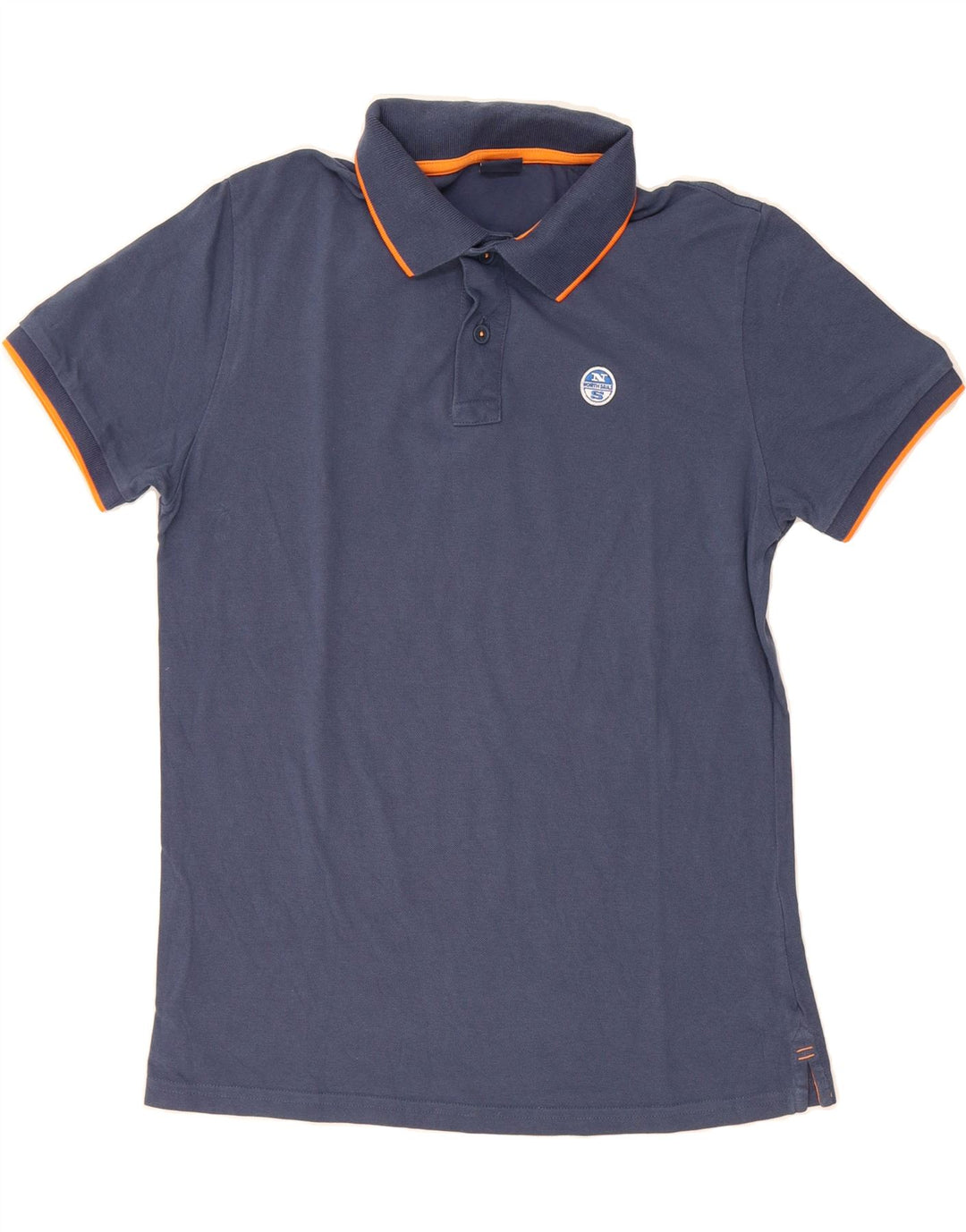 NORTH SAILS Mens Polo Shirt Small Navy Blue Cotton Vintage North Sails and Second-Hand North Sails from Messina Hembry 