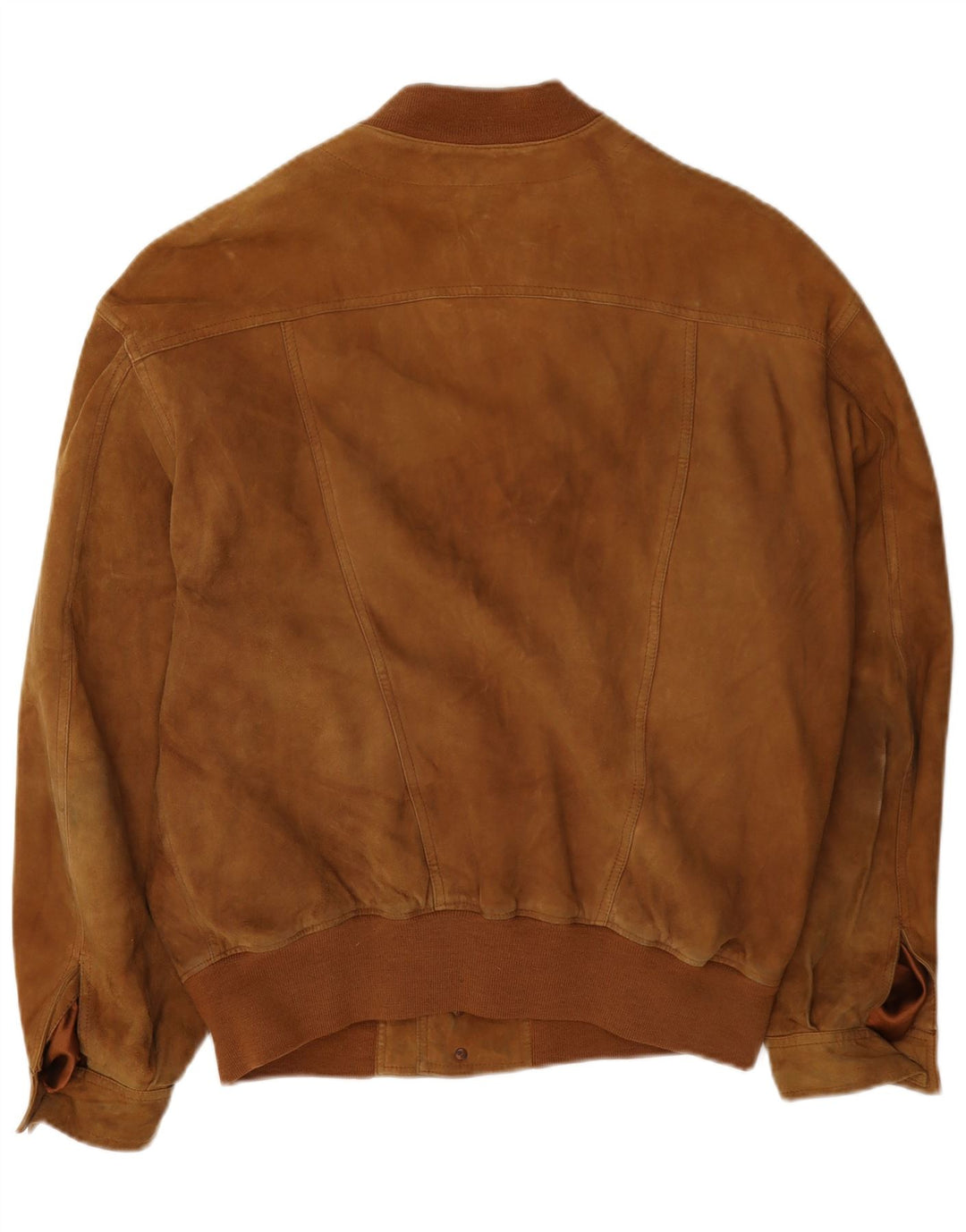 Vintage herre ruskind bomberjakke IT 46 lille beige læder