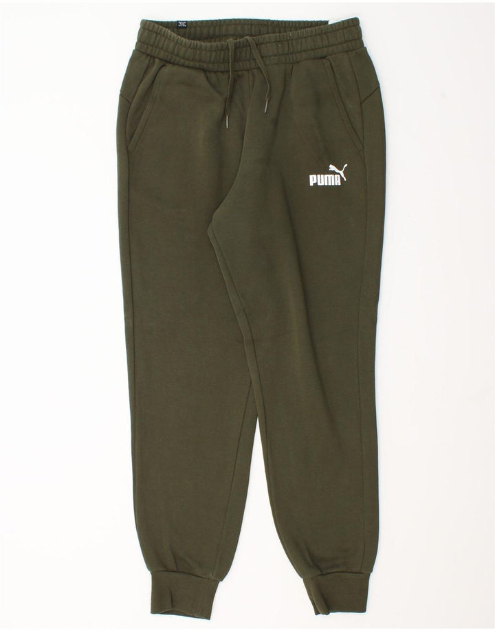 Puma Pantalon de Survêtement Joggers Homme Kaki Moyen Coton