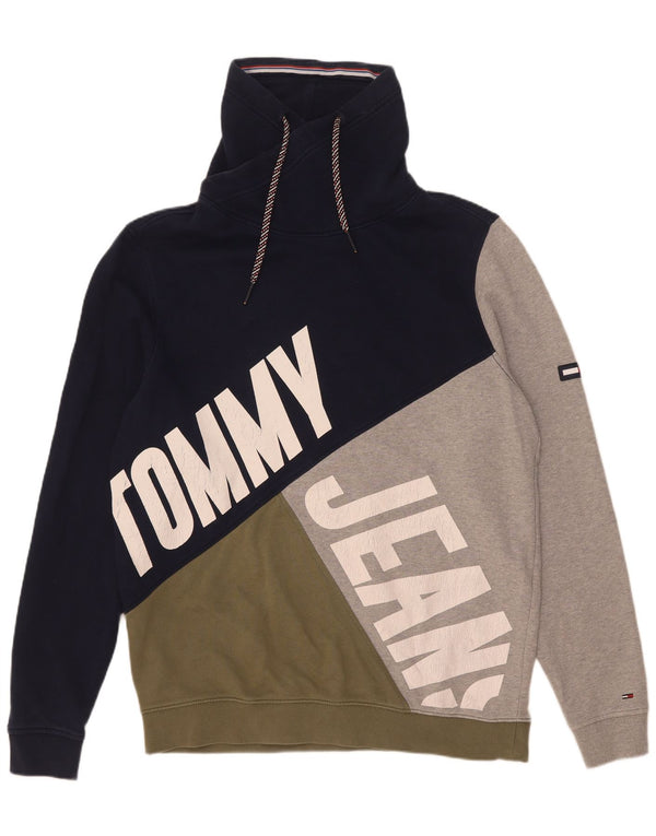 Felpa grafica da uomo Tommy Hilfiger Maglione XL multicolore Colourblock